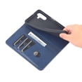thumbnail image 6 of Feishell Flip Case for Samsung Galaxy A14 5G 6.6 inch,Premium PU Leather Magnetic Closure Folio Credit Card Slots Wallet Shockproof Anti-Scratch Stand Phone Case,Blue, 6 of 11
