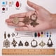 thumbnail image 3 of Pendientes de perlas con borlas y lentejuelas circulares de araña, 3 of 9