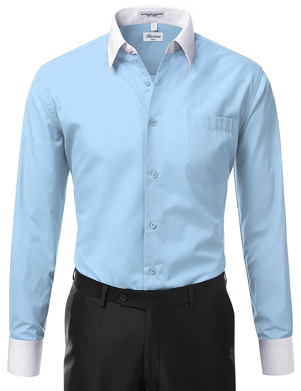 French Convertible Cuff Dress Shirt 