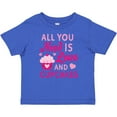 thumbnail image 3 of Inktastic Valentines Day All you Need is Love and Cupcakes Boys or Girls Baby T-Shirt, 3 of 5