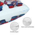 thumbnail image 3 of Yiaed Cute Gnomes in USA1 Print Brushed Microfiber Envelope Pillowcases, Standard,Envelope Closure Pillow Cases(No pillow core)-20"x30", 3 of 6