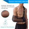 thumbnail image 4 of 1 Uds. Cabestrillo para brazo de 38*19cm, cabestrillo para brazo de malla, cabestrillo ligero inmovilizador de brazo y hombro, soporte estabilizador de hombro R, 4 of 5