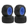 thumbnail image 3 of 4 Pieces RC Car Tires RC Wheel Rim Spare Parts High Performance Rubber for 1:18 Scale 4WD Monster Truck Granite, 3 of 9