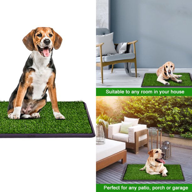Large Pet Potty Patch - Dog Training Bathroom Pad Indoor Or Outdoor Use 25" X 20" X 2"