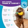 thumbnail image 6 of Outward Hound Dental Pineapple 2-in-1 Dog Chew Toy and Treat Stuffer, Medium, Yellow, 6 of 8