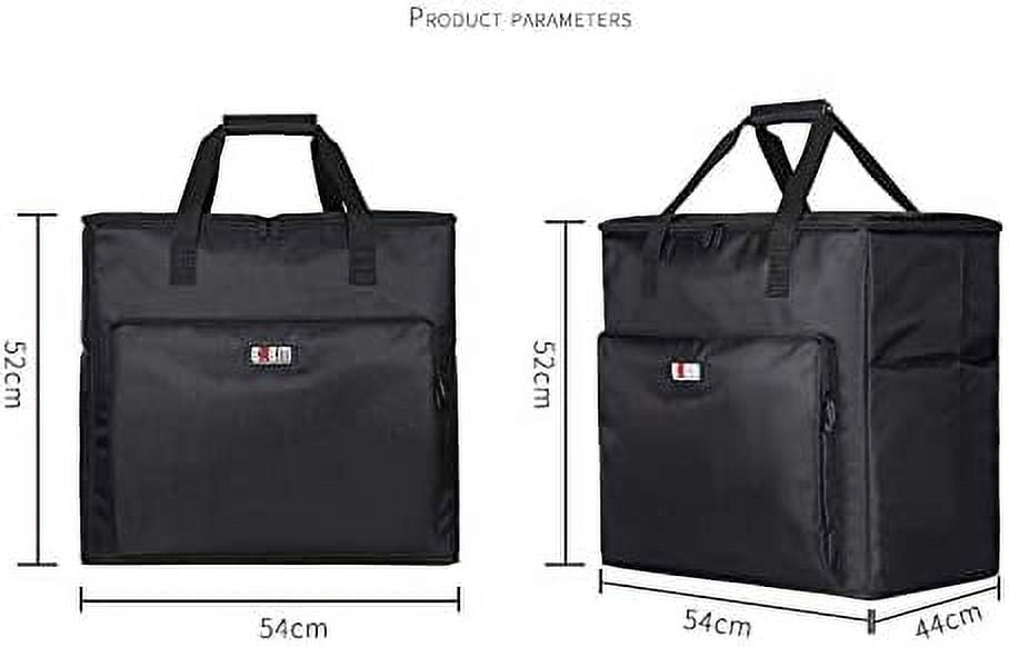 Desktop PC Computer Travel Storage Carrying Case Bag for Computer Main Processor Case, Monitor, Keyboard and Accessories