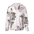 thumbnail image 2 of Lsque Beautiful Butterfly UPF 50+ Lightweight Sun Protection Men's Women's Long Sleeve Shirt, Hoodie Performance -Medium, 2 of 9