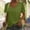 Mint Green, variant on pstuiky Short Sleeve Workout Tops for Women Fashion V-Neck Solid Color Women'S Clothing Comfort Loose Fit Comfortable Fashion Clothing Women'S Workout Tops