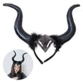thumbnail image 4 of Diademas de Halloween Unisex Adultos Disfraz Aro para El Cabello Diadema para Cabeza Disfraces Accesorios para Fot - Cuerno de 36x32cm Sunnimix  sombreros de halloween, 4 of 7