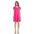 thumbnail image 2 of Time and Tru Women's and Women's Plus Tiered Cotton Mini Dress, Sizes XS-4X, 2 of 5