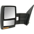 thumbnail image 3 of MIRROR Compatible For 2009-2014 Ford F-150 Left Driver Towing Heated Power Glass In-housing Signal Light With memory Paintable, 3 of 5