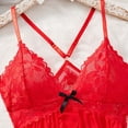 thumbnail image 4 of Levmjia Women's Lace Sleepwear Set Sleeveless Nightgown and Panties Two Piece Outfit For Women Soft Comfortable Sleepwear For All Seasons, 4 of 7
