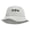 White, variant on Now Daisy Text Embroidered Bucket Hat - Natural OSFM