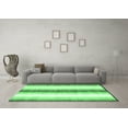 thumbnail image 3 of Ahgly Company Indoor Rectangle Abstract Emerald Green Contemporary Area Rugs, 2' x 3', 3 of 4