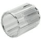 thumbnail image 4 of Porta brochas de maquillaje, transparente, redondo, decorativo, para escritorio, organizador de almacenamiento de bolígrafos, caja plateada, 4 of 14