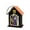 A, variant on QLUEWX LED Halloween Haunted House Light, 4.5" Wooden Glowing Grim Reaper Lamp Halloween Party Decorations, Spooky Party Supplies Home Decor, Halloween Decor for Home Indoor Table Haunted House