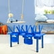 Topbuy Enfants Multifonctions Activité Rectangle Table Enfants Apprendre et Jouer Bureau Bleu – image 4 sur 10