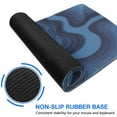 thumbnail image 6 of Japanese-Inspired Gaming Mouse Pad - Blue & White Wave, XL, Stitched Edges, 6 of 7