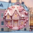 thumbnail image 2 of New Valentine Day Style Angel Pink Theme Transparent Acrylic Valentine Pendant, 2 of 4