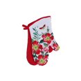 thumbnail image 1 of IH Casa Decor Oven Mitts 2 Pcs Fiery Red Floral - Ensemble De 2, 1 of 2