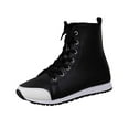 thumbnail image 2 of Bnwani Women Boots Ankle Fashion Toe Zipper Flat Casual Solid Boot Black Size 5.5, 2 of 9