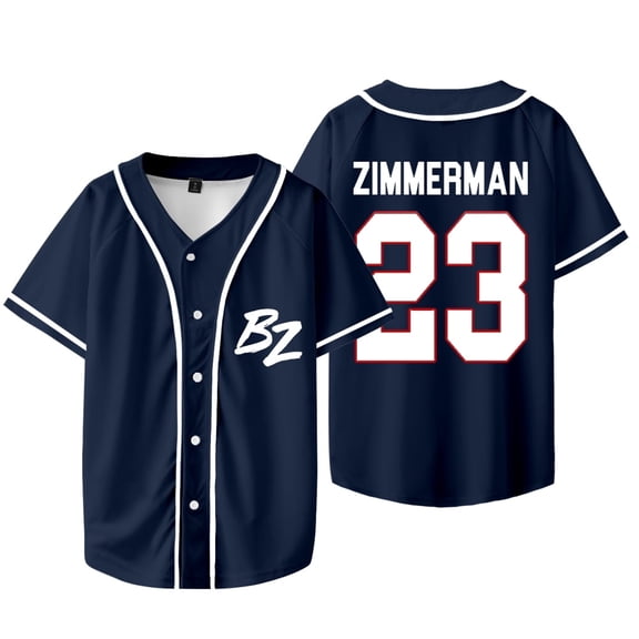 Bailey Zimmerman Baseball Jersey Tour 2026 Merch Baseball Jacket Tee Shirts Unisex Short Sleeve T-Shirts