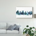thumbnail image 3 of Trademark Fine Art 'Rio de Janeiro Skyline Brazil Blue' Canvas Art by Michael Tompsett, 3 of 4