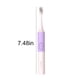 thumbnail image 3 of Cepillo de dientes eléctrico silencioso con temporizador inteligente y resistencia al agua IPX7 | Cepillo de dientes portátil y recargable para adultos con 2 cabezales de repuesto | 38&nbsp;000, 3 of 8