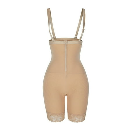 

Waist Trainer Bodysuit Tummy Trainer With Butt Lift Body Shaper For Women Tummy Control Skin Color XS