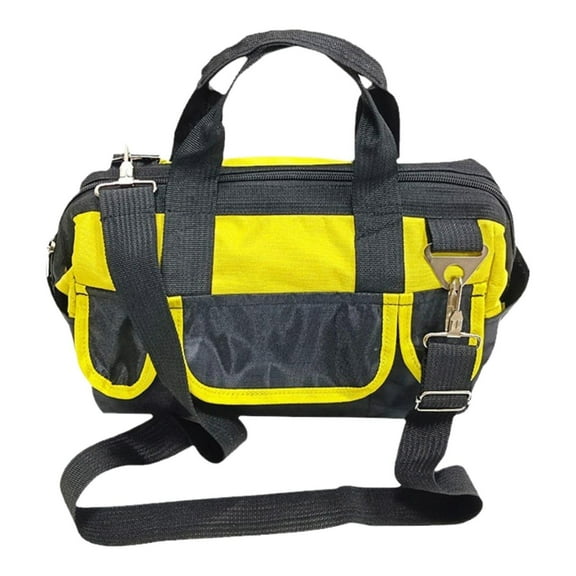 colaxi Tool Storage Bag Organizer Waterproof Professional Wear Resistant Tools Shoulder Bag Tote for Electrician Vehicle Maintenance Medium