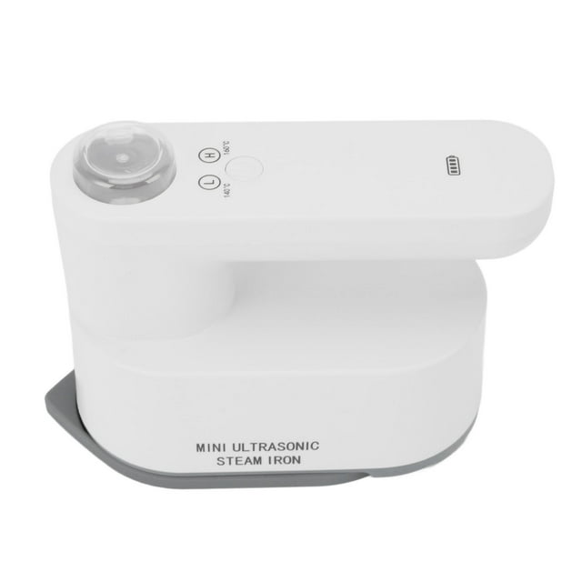 Fer à Repasser Électrique Portable à Main, 2 Températures Réglables Petit Fer à Repasser Électrique Sans Fil Gain de Place avec Sac de Rangement pour Voyage