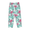 thumbnail image 4 of Goofa Flamingo Printed Soft Pajama Pants for Women, Wide Leg Comfy Casual Lounge Yoga Pants-Large, 4 of 9