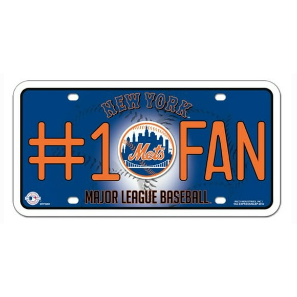 Plaque New York Mets - 1 Fan