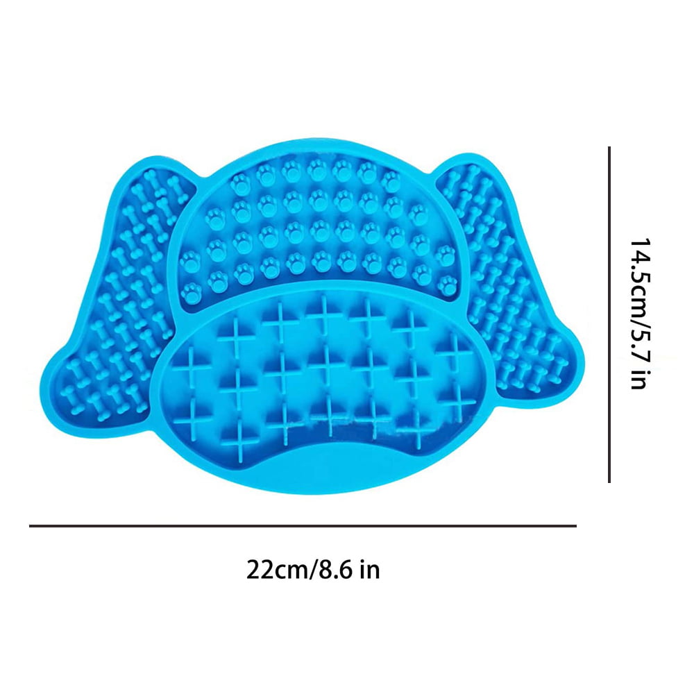 Dog Lick Pad - Silicone Treat Feeding Licking Mats with Suction - Slow