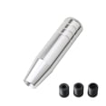 thumbnail image 1 of Car Gear Shift Knob Aluminum Alloy Manual Shifter Lever Car Shifter Lever Head with Thread Adapters, Silver, 1 of 7