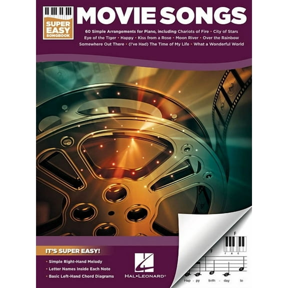 Movie Songs - Super Easy Songbook, (Paperback)
