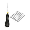 thumbnail image 4 of Rongfmy Leather Edge Skiving Beveler Tool Set Edge Beveling Multiuse for DIY Project Groove, 4 of 9