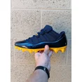 thumbnail image 4 of Ni-k-e Jordan 11 Vapor Carbon Michigan Player Exclusive Football Cleats Size 10.5, 4 of 6