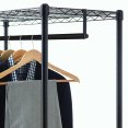 thumbnail image 2 of HSS 3-Tier Wire Shelf Garment Rack with Casters 18"Dx36"Wx73"H Black, Capacity 500 lbs, 2 of 2