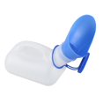 thumbnail image 1 of Botella de orina portátil Botella de orina 1000ml para hombres Mujeres Viajes y campamentos Blanco y azul Blanco Azul, Blanco Azul, 1 of 5