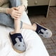 thumbnail image 3 of Pantuflas Cálidas Talla 42-43 - Smile Rabbit Azul Oscuro Adepaton 2034322-5, 3 of 9