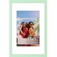 thumbnail image 1 of Vittanly 11x17 Picture Frame, Engineered Wood with Shatter Resistant Plexiglass, Display Pictures 8x12 with Mat or 11x17 without Mat, Photo Frame for Wall Mounting, Light Green, 1 Pack, 1 of 6