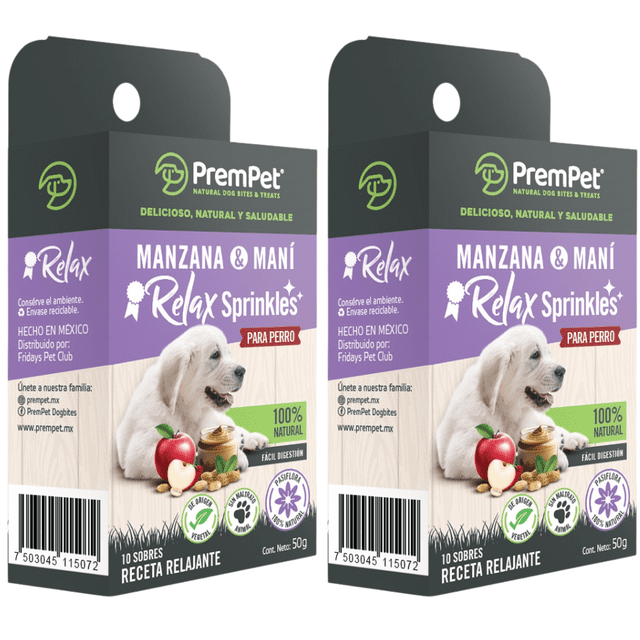 Paquete de 2 Premios Relax Sprinkles para Perros PremPet
