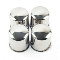 RhinoTuning 3.27in Stainless Push Through Hub Center Caps Push Thru Metal Hub center Caps 4pcs