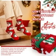 thumbnail image 2 of TRANSLINK 4 Pairs Fuzzy Socks for Women Girls Gifts Cute Cozy Fluffy Sock Warm Fuzzy Xmas Holiday Socks, 2 of 8