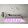 thumbnail image 3 of Ahgly Company Indoor Square Solid Purple Modern Area Rugs, 8' Square, 3 of 4