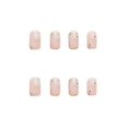 thumbnail image 4 of 24 parches para uñas con estampado floral, tipo pegamento, extraíbles, de longitud media, para párrafo, de moda, 4 of 5