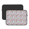 thumbnail image 2 of Pofeuu Tulips Flowers Print Laptop Carrying Case,13-15-Inch Laptop and Tablet, Sleek Design, Durable and Water-Repellent Fabric, Business Casual or School-15 inch, 2 of 8