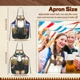 thumbnail image 3 of Kaireo Apron Cooking Apron Funny Bbq Apron for Men Women Adjustable Kitchen Apron Bbq Apron Apron Work Apron Painting Apron Couples Cooking Apron Apron for Gardening,Oktoberfest Party Apron A, 3 of 9