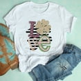 thumbnail image 4 of Birdeem T-Shirt Décontracté pour Femmes Imprimé Jour de la Saint-Patrick à Manches Courtes, 4 of 7